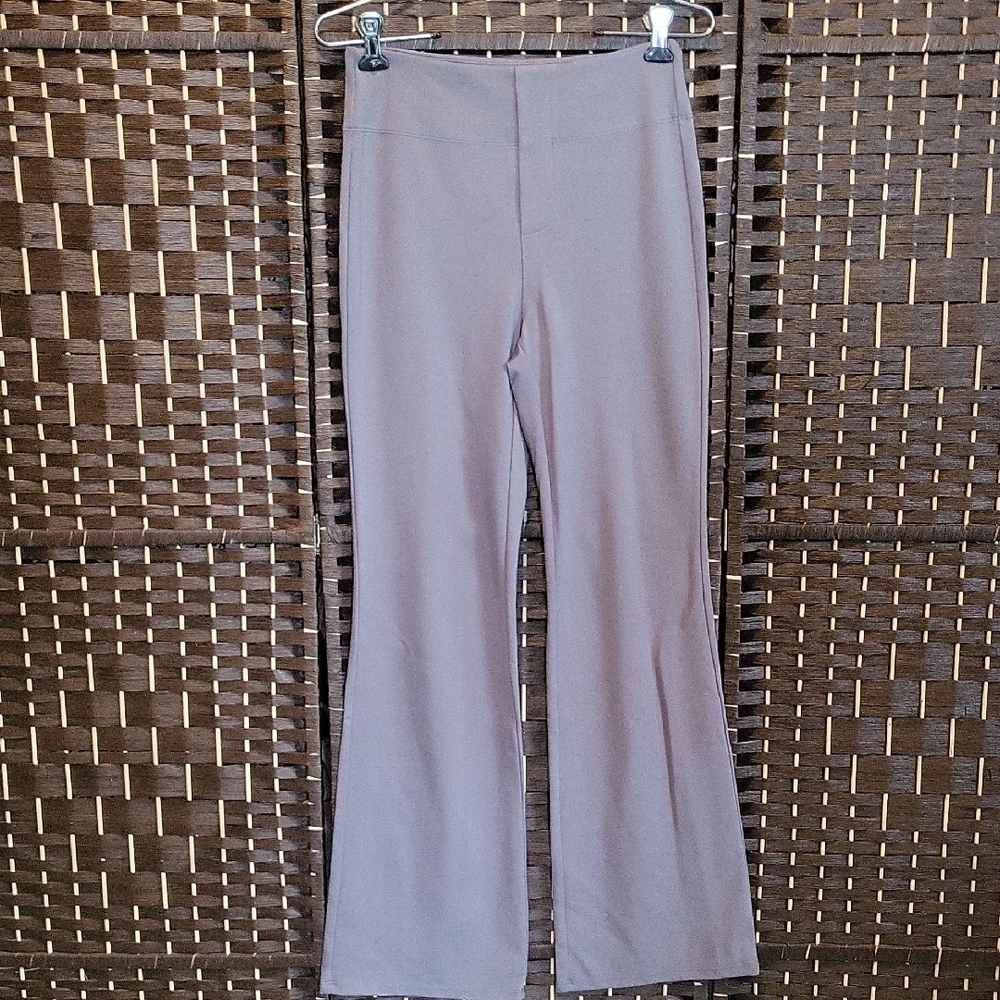 NWT HALARA Women's Taupe Flare Pants
